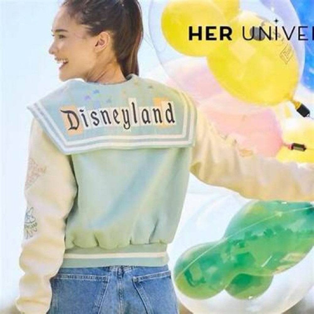 Her Universe Mint and White Varsity Jacket